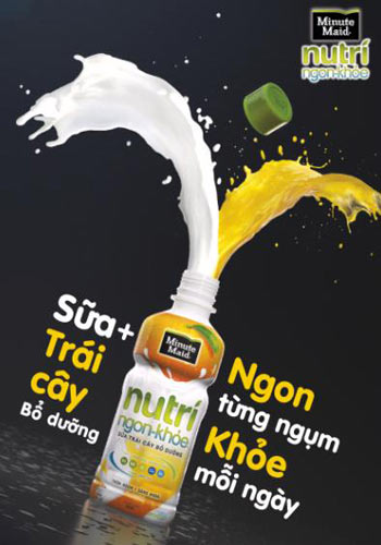  Minute Maid Nutri ngon-khỏe có mặt tại Việt Nam 